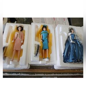3-Barbie Figures Bride’s Dream by Danbury Mint 1993 - All New